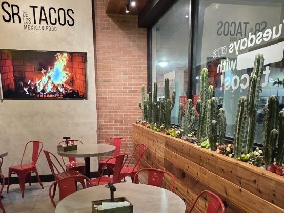 Sr de Los Tacos Blue Lagoon interior