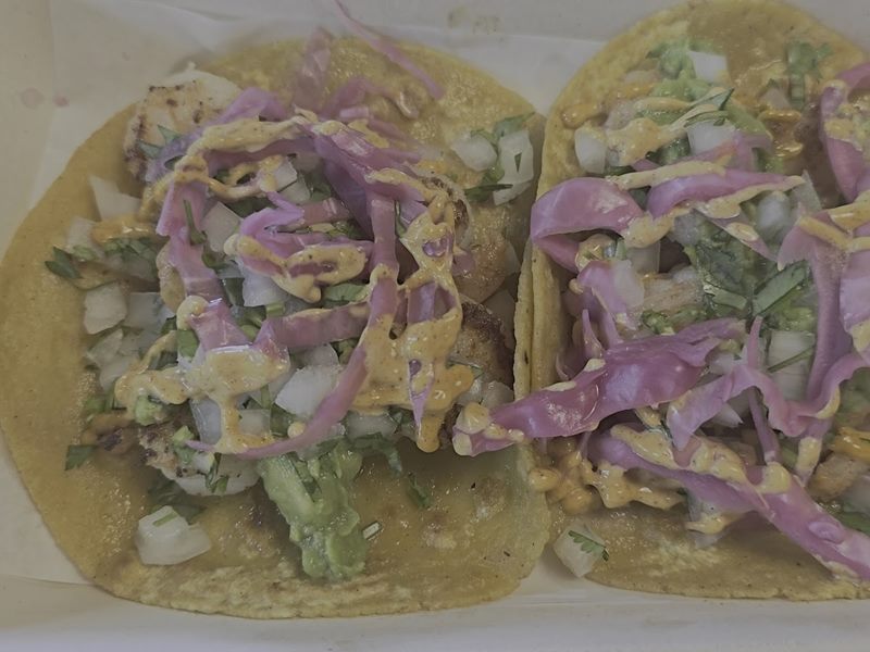 Sr de Los Tacos Blue Lagoon food